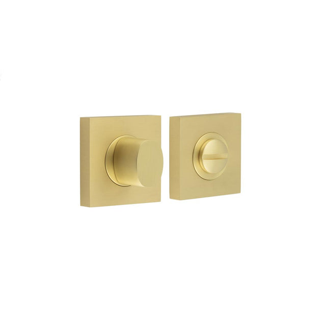 High quality image of Burlington - Turns & Releases Inner 3 Square Plain Rose Satin Brass Sku. BUR-81SB-150SB