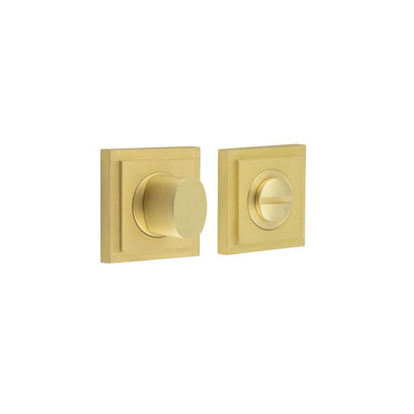 High quality image of Burlington - Turns & Releases Inner 3 Square Stepped Rose Satin Brass Sku. BUR-81SB-152SB