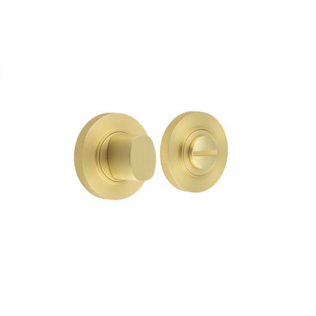 High quality image of Burlington - Turns & Releases Inner 3 Knurled Rose Satin Brass Sku. BUR-81SB-55SB
