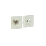 High quality image of Burlington - Turns & Releases Inner 3 Square Plain Rose Satin Nickel Sku. BUR-81SN-150SN