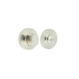 High quality image of Burlington - Turns & Releases Inner 3 Plain Rose Satin Nickel Sku. BUR-81SN-50SN