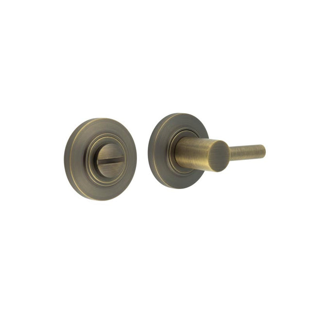 High quality image of Burlington - Easy Turn & Release Chamfered Rose Antique Brass Sku. BUR-82AB-51AB