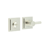 High quality image of Burlington - Easy Turn & Release Square Stepped Rose Satin Nickel Sku. BUR-82SN-152SN