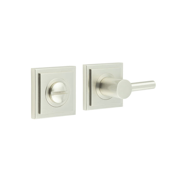 High quality image of Burlington - Easy Turn & Release Square Stepped Rose Satin Nickel Sku. BUR-82SN-152SN