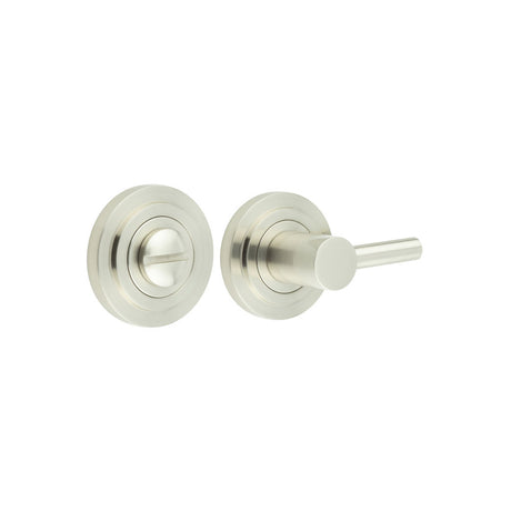 High quality image of Burlington - Easy Turn & Release Stepped Rose Satin Nickel Sku. BUR-82SN-52SN