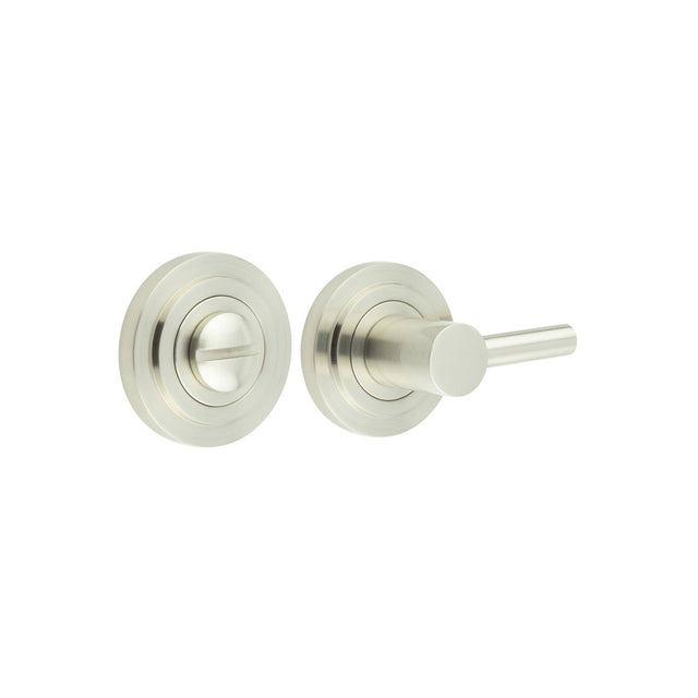 High quality image of Burlington - Easy Turn & Release Stepped Rose Satin Nickel Sku. BUR-82SN-52SN
