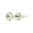 High quality image of Burlington - Easy Turn & Release Reeded Rose Satin Nickel Sku. BUR-82SN-53SN