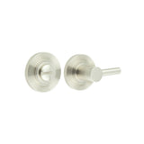 High quality image of Burlington - Easy Turn & Release Reeded Rose Satin Nickel Sku. BUR-82SN-53SN