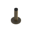 High quality image of Burlington - Knurled Wall Mounted Doorstops Knurled Rose Antique Brass Sku. BUR-968AB-969AB