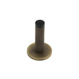 High quality image of Burlington - Knurled Wall Mounted Doorstops Plain Rose Antique Brass Sku. BUR-968AB-971AB