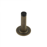 High quality image of Burlington - Knurled Wall Mounted Doorstops Stepped Rose Antique Brass Sku. BUR-968AB-973AB