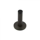 High quality image of Burlington - Knurled Wall Mounted Doorstops Knurled Rose Dark Bronze Sku. BUR-968DB-969DB