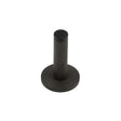 High quality image of Burlington - Knurled Wall Mounted Doorstops Reeded Rose Dark Bronze Sku. BUR-968DB-974DB