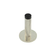 High quality image of Burlington - Knurled Wall Mounted Doorstops Knurled Rose Polished Nickel Sku. BUR-968PN-969PN