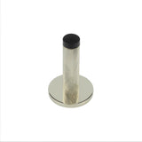 High quality image of Burlington - Knurled Wall Mounted Doorstops Plain Rose Polished Nickel Sku. BUR-968PN-971PN