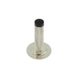 High quality image of Burlington - Knurled Wall Mounted Doorstops Stepped Rose Polished Nickel Sku. BUR-968PN-973PN