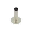 High quality image of Burlington - Knurled Wall Mounted Doorstops Reeded Rose Polished Nickel Sku. BUR-968PN-974PN