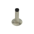 High quality image of Burlington - Knurled Wall Mounted Doorstops Chamfered Rose Satin Nickel Sku. BUR-968SN-972SN