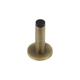 High quality image of Burlington - Plain Wall Mounted Door Stops Plain Rose Antique Brass Sku. BUR-970AB-971AB