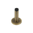 This is an image showing the Frelan - Burlington Plain Wall Mounted Door Stops Plain Rose Antique Brass available to order from Trade Door Handles in Kendal