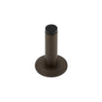 High quality image of Burlington - Plain Wall Mounted Door Stops Chamfered Rose Dark Bronze Sku. BUR-970DB-972DB