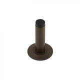 High quality image of Burlington - Plain Wall Mounted Door Stops Chamfered Rose Dark Bronze Sku. BUR-970DB-972DB