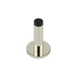 High quality image of Burlington - Plain Wall Mounted Door Stops Plain Rose Polished Nickel Sku. BUR-970PN-971PN