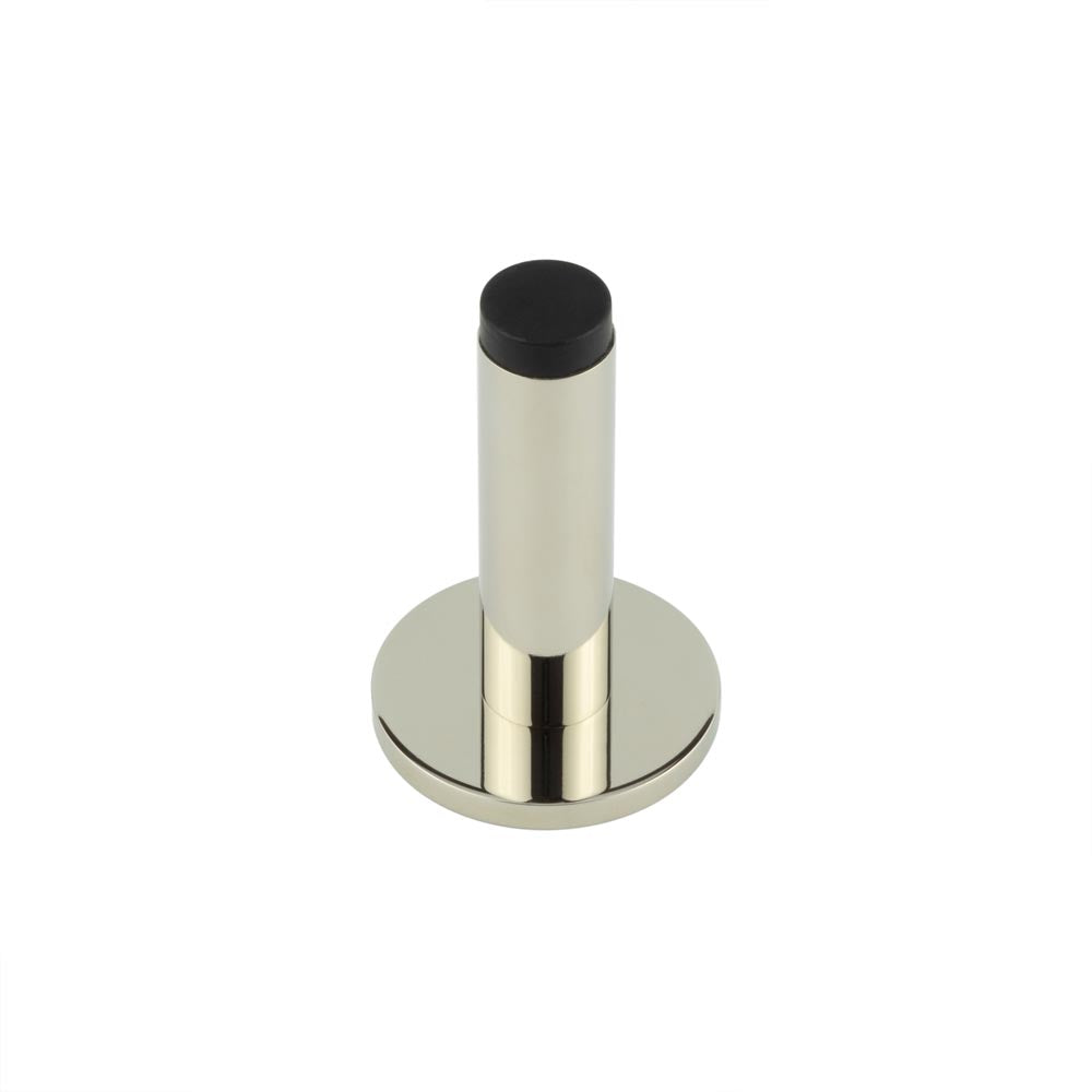 High quality image of Burlington - Plain Wall Mounted Door Stops Plain Rose Polished Nickel Sku. BUR-970PN-971PN