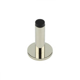 High quality image of Burlington - Plain Wall Mounted Door Stops Plain Rose Polished Nickel Sku. BUR-970PN-971PN