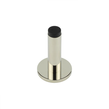 High quality image of Burlington - Plain Wall Mounted Door Stops Plain Rose Polished Nickel Sku. BUR-970PN-971PN