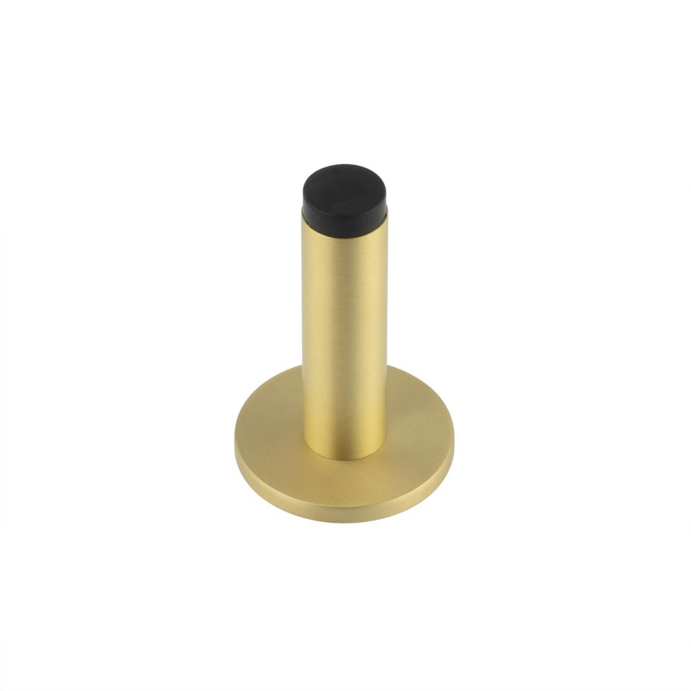 High quality image of Burlington - Plain Wall Mounted Door Stops Plain Rose Satin Brass Sku. BUR-970SB-971SB