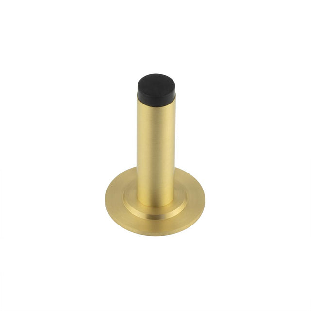 High quality image of Burlington - Plain Wall Mounted Door Stops Stepped Rose Satin Brass Sku. BUR-970SB-973SB