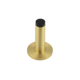 High quality image of Burlington - Plain Wall Mounted Door Stops Reeded Rose Satin Brass Sku. BUR-970SB-974SB