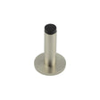 High quality image of Burlington - Plain Wall Mounted Door Stops Knurled Rose Satin Nickel Sku. BUR-970SN-969SN