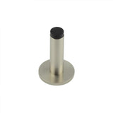 High quality image of Burlington - Plain Wall Mounted Door Stops Knurled Rose Satin Nickel Sku. BUR-970SN-969SN