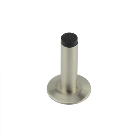 High quality image of Burlington - Plain Wall Mounted Door Stops Chamfered Rose Satin Nickel Sku. BUR-970SN-972SN