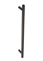 High quality image of Burlington - Belgrave Pull Handles 425 X 20mm Bolt Through Dark Bronze Sku. BUR1000DB