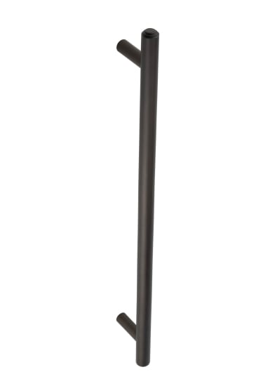 High quality image of Burlington - Belgrave Pull Handles 425 X 20mm Face Fix Dark Bronze Sku. BUR1000DBFF