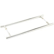 High quality image of Burlington - Belgrave Pull Handles 425 X 20mm Back to Back Polished Nickel Sku. BUR1000PNB2B