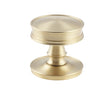 This is an image showing the Burlington - Berkeley Mortice knob - Satin Brass available to order from Trade Door Handles in Kendal