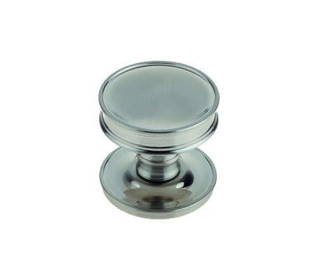 High quality image of Burlington - Berkeley Mortice Door Knob Satin Nickel Sku. BUR100SN