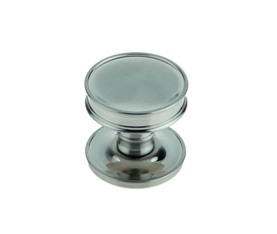 High quality image of Burlington - Berkeley Mortice Door Knob Satin Nickel Sku. BUR100SN