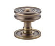 This is an image showing the Burlington - Bloomury Mortice knob - Antique Brass available to order from Trade Door Handles in Kendal