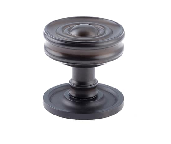 High quality image of Burlington - Bloomsbury Mortice Door Knob Dark Bronze Sku. BUR101DB
