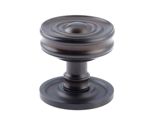 This is an image showing the Burlington - Bloomury Mortice knob - Dark Bronze available to order from Trade Door Handles in Kendal