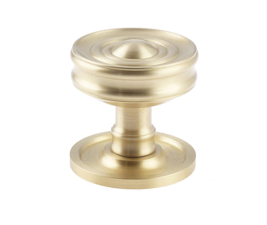 High quality image of Burlington - Bloomsbury Mortice Door Knob Satin Brass Sku. BUR101SB