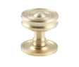 This is an image showing the Burlington - Bloomury Mortice knob - Satin Brass available to order from Trade Door Handles in Kendal