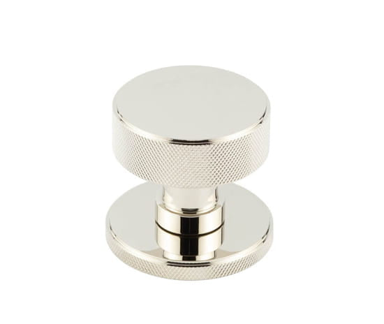 High quality image of Burlington - Westbourne Mortice Door Knob Polished Nickel Sku. BUR102PN