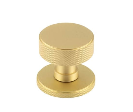 High quality image of Burlington - Westbourne Mortice Door Knob Satin Brass Sku. BUR102SB
