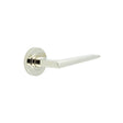 High quality image of Burlington - Mayfair Door Handle on Plain Rose Polished Nickel Sku. BUR10KIT157